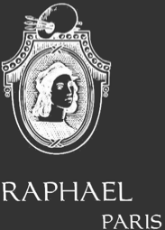 Raphael Logo blanc Fond Noir